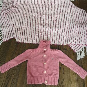 Ralph Lauren Pink Knit Cardigan